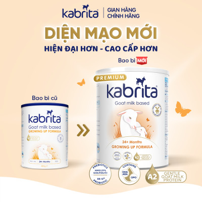 Thùng 6 lon Sữa dê Kabrita số 3 cho trẻ trên 24 tháng - Lon 800g