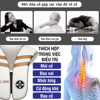Máy massage đấm vai lưng cổ FUKI JAPAN FK-N86