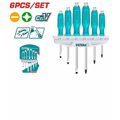 BỘ 6 TUA VÍT ĐÓNG XUYÊN TOTAL THGSS35061 - HÀNG CHÍNH HÃNG