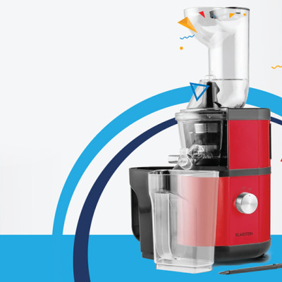 Máy Ép Chậm Klarstein Fruitberry (400W) - Đỏ Bạc