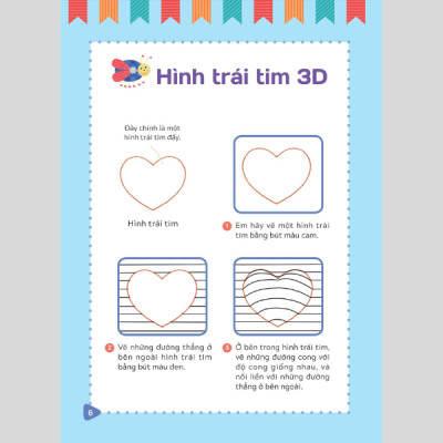 Tập Vẽ Tranh 3D - Khơi Nguồn Sáng Tạo - Cấp Độ 1 - Hình Dạng Cơ Bản