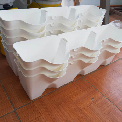 10 tầng Module Trồng Cây Ban Công Cao Cấp dạng Đứng Vertical Có Tưới Nhỏ Giọt Bán tự động (kèm 1 khay nước+ bộ tưới) dành cho ban công KHÔNG có vòi cấp nước nhập khẩu Bồ Đào Nha