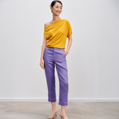 Áo Lệch Vai Hướng Dương TOP165 thời trang thiết kế Hity