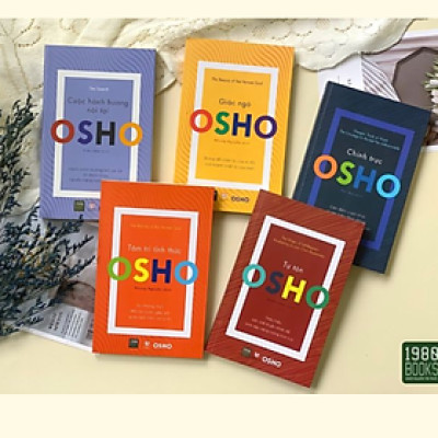 Combo 5Q Sách Osho _ Đừng Để Chân Lí Của Ai Đó Trở Thành Triết Lí Của Bạn _ 1980 Books : Giác Ngộ + Chính Trực + Cuộc Hành Hương Nội Tại + Tự Tôn + Tâm Trí Tỉnh Thức