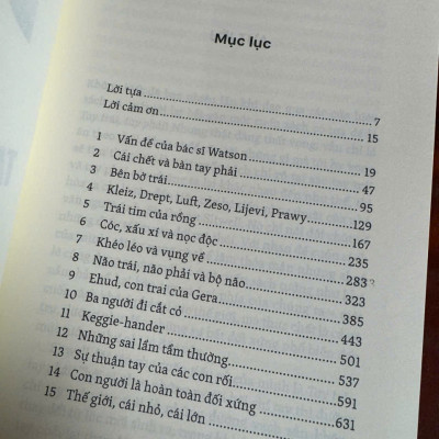 NHỮNG BÍ ẨN CỦA TAY PHẢI VÀ TAY TRÁI – Chris McManus – Phạm Văn Thiều, Phạm Thu Hằng dịch – NXB Trẻ