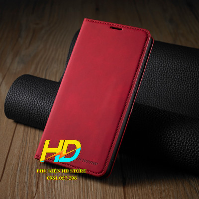 Bao Da Bò Non Dành Cho SamSung Galaxy S23 Ultra Chính Hãng Forwenw- Thiết kế Dạng Ví có Ngăn Đựng thẻ, Tiền, Có Hít ôm vào Máy - Hàng Chính hãng