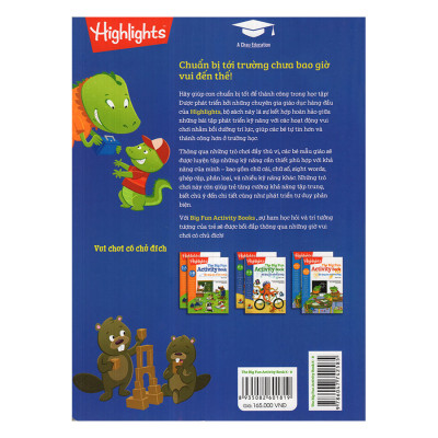Big Fun Activity Book - Sẵn Sàng Cho Bé Tới Trường K - B (4-6 Tuổi)