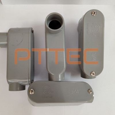 Thân ống PVC loại "LB" dùng để luồn dây điện, có nắp (model: LB-P075)