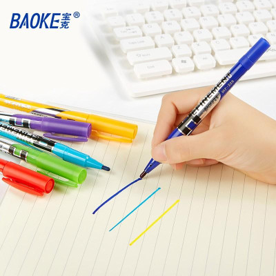 Set 12 Màu Bút Lông Màu Đánh Dấu -BAOKE/MP220-12