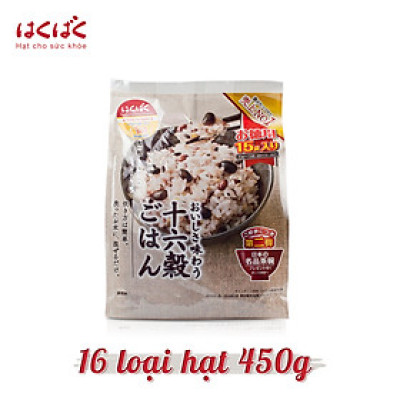 Gạo dinh dưỡng tổng hợp 16 loạt hạt HakuBaku Nhật Bản chính hãng
