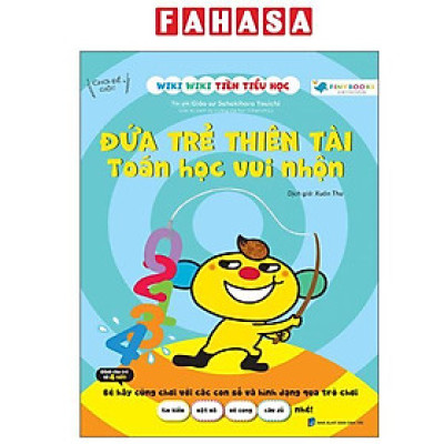 Sách - Wiki Wiki Tiền Tiểu Học - Đứa Trẻ Thiên Tài - Toán Học Vui Nhộn
