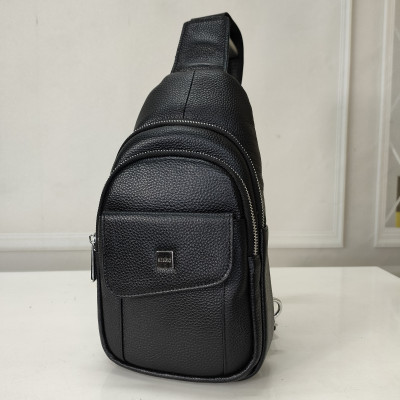 Túi đeo chéo nam, túi đeo trước ngực da thật cao cấp IDIGO MB1 - 7011