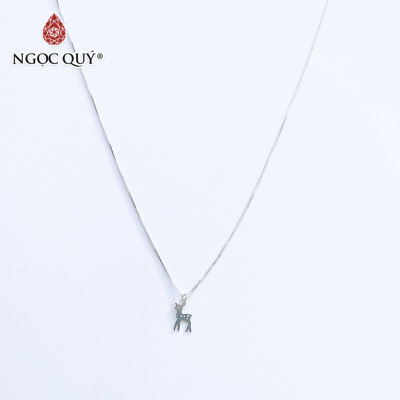 Dây chuyền bạc mặt con hươu - Ngọc Quý Gemstones