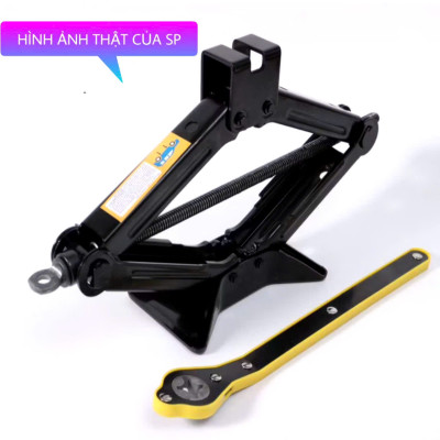 Kích Nâng Gầm Ô Tô, Xe Con, Xe Máy 2 Tấn Loại Dày Kèm Cờ Lê Nhỏ Gọn – Thay Lốp Khẩn Cấp Dễ Dàng