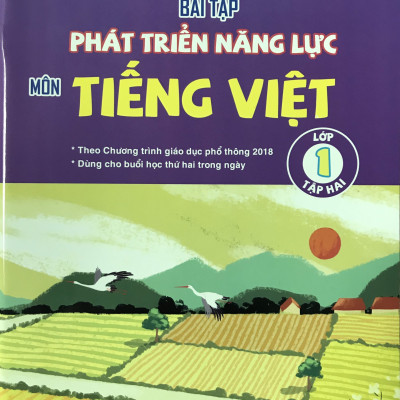 Bộ sách Bài tập Phát triển năng lực Lớp 1 Môn Toán + Tiếng Việt (04 cuốn) Theo chương trình giáo dục phổ thông 2018