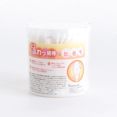 Hộp 110 tăm bông vệ sinh tai kháng khuẩn Sanyo - Made in Japan