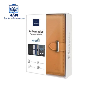 Ví đựng Passport WiWU Ambassador Passport Wallet Wi-WM005: Chuyên lưu trữ giấy tờ cần thiết, tiện lợi