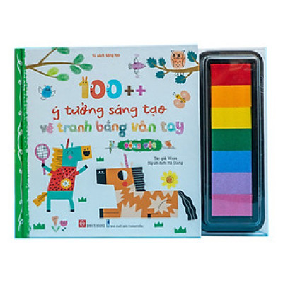 100++ ý tưởng sáng tạo vẽ tranh bằng vân tay - Động vật