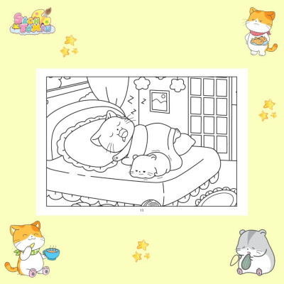 Sách Tô Màu - Tết Và Lễ Hội Truyền Thống Việt Nam + Chuyện Của Mèo Cam Và Hamster - Combo 2 Cuốn - Minh Thắng