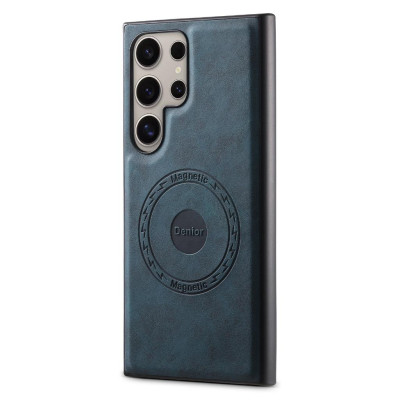 Ốp Lưng Da Lộn Cao Cấp Có Vòng Sạc Từ Tính Cho Samsung S25 Ultra / S25 Plus / S24 Ultra / S24 Plus