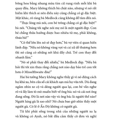 Sách - Khu Vườn Bí Mật - Bìa Vải