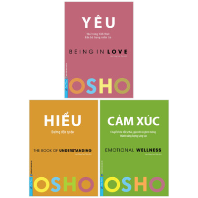 Combo Sách Osho - Cảm Xúc + Yêu + Hiểu (Bộ 3 Cuốn)