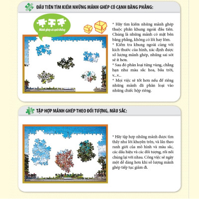 Xếp hình puzzle Spring Flowers in Green Vase 1000 mảnh CASTORLAND C1045672