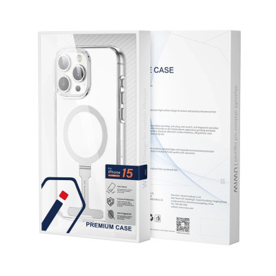 Ốp Lưng WiWU Magentic Kèm Kệ FYY-014 Dùng Cho iPhone 15 có lớp chống tia UV, Chất liệu cao cấp thân thiện với môi trường - Hàng chính hãng