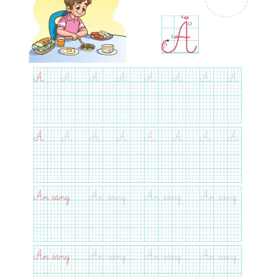 Vở Luyện Viết Hạ Cỡ Chữ Chữ Ô Li Nhỏ - Quyển 1: Chữ Hoa (MEGA)