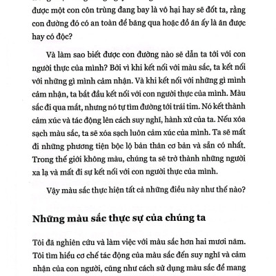 Liệu Pháp Tâm Lý - Ứng Dụng Màu Sắc Để Thay Đổi Cuộc Sống (Tái Bản 2023)