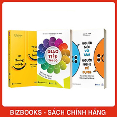Combo 3 Cuốn Sách Kỹ Năng Giao Tiếp: Người Nói Vô Tâm Người Nghe Để Bụng, Sự Thông Minh Trong Hài Hước Và Giao Tiếp 360 Độ: Nghệ Thuật Ứng Biến Trong Mọi Tình Huống