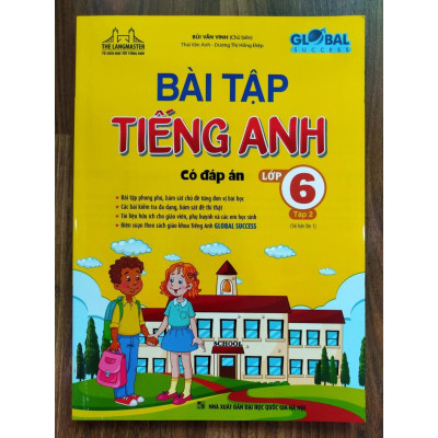 Sách - GLOBAL SUCCESS - Bài tập tiếng anh lớp 6 tập 2 (có đáp án) - tái bản 01