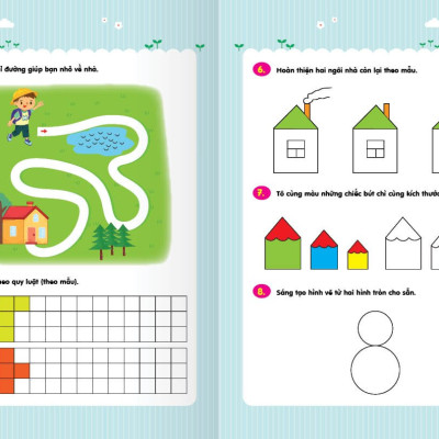 Sách - combo - Trò chơi Toán Học - Rèn luyện Tư Duy (3 - 6 tuổi)