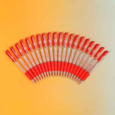 Combo 5/10/20 Bút bi Thiên Long TL-025  ngòi 0.8mm mực xanh đỏ đen có tấm đệm mềm giúp cầm êm tay và giảm trơn khi viết