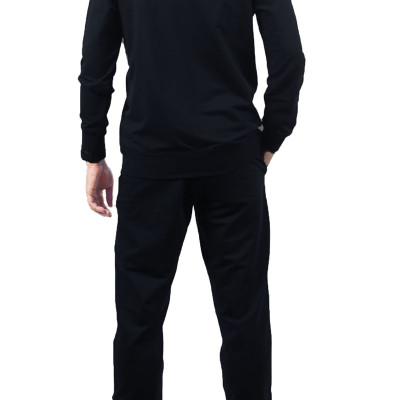 Bộ nỷ chui đầu họa tiết phản quang Novelty Regular fit đen NBNMMDMT3R230633B