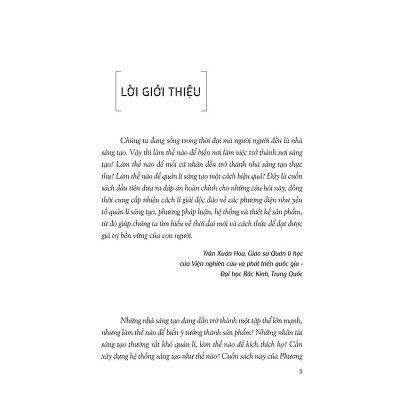 Sách: Sáng Tạo - Phương Thức Làm Việc Và Sinh Tồn Trong Tương Lai