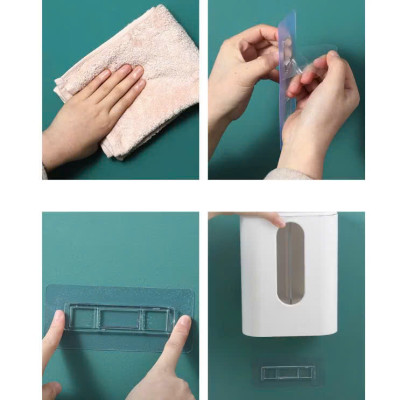 Hộp đựng ly giấy treo tường, hộp đựng ly nhựa, giá để cốc giấy có móc treo, giá đựng cốc nhựa