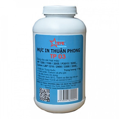 Bộ 30 chai Mực đổ Thuận Phong TP03 (170g) dùng cho máy in HP / Canon - Hàng Chính Hãng