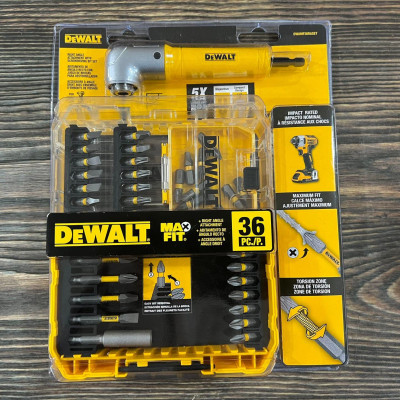 BỘ 32 MŨI VÍT VÀ ĐẦU CHUYỂN GÓC 90* DEWALT DWAMF36RASET - HÀNG CHÍNH HÃNG