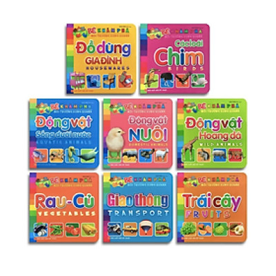 Combo Sách Bé Khám Phá Môi Trường Xung Quanh (Trọn Bộ 8 Cuốn)