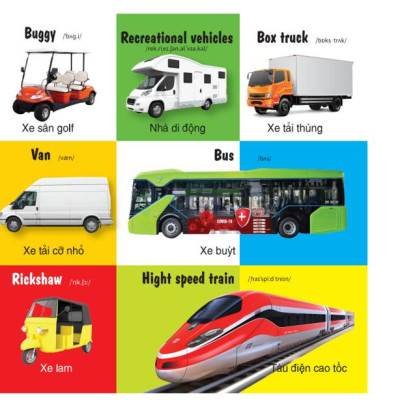 100 Từ Đầu Tiên - Các Phương Tiện Giao Thông - Song Ngữ (VT)