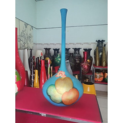 Bình cỏ nhỏ sơn mài hút tài lộc cao cấp dùng cắm hoa, trang trí nhà cửa, văn phòng, sảnh tiệc, quà tặng ý nghĩa,...