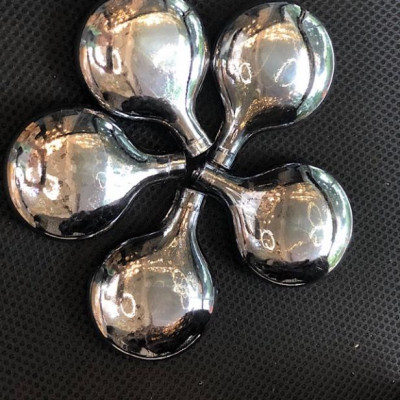 Đèn thả bàn ăn tô điểm hera lá khói- đang sở hữu bóng led g4 DT