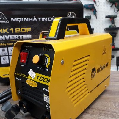 MÁY HÀN QUE ĐIỆN TỬ MMA INVERTER 120A 220V (1.6-3.2MM) HỒNG KÝ HK120F - HÀNG CHÍNH HÃNG