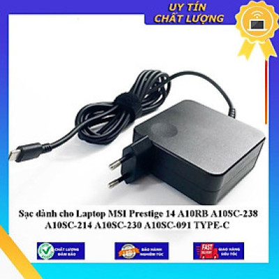 Sạc dùng cho Laptop MSI Prestige 14 A10RB A10SC-238 A10SC-214 A10SC-230 A10SC-091 TYPE-C - Hàng Nhập Khẩu New Seal
