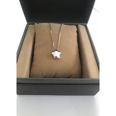 Bộ dây chuyền liền mặt nữ trang sức bạc Ý S925 Bạc Xinh - Ngôi sao may mắn PP1508