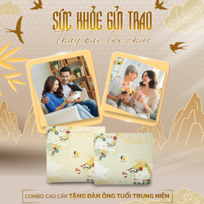 [Quà Tết Nguyên Đán 2024] TẾT AN KHANG Fine Japan Thực Phẩm Chức Năng Cho Nam Giới Tuổi Trung Niên