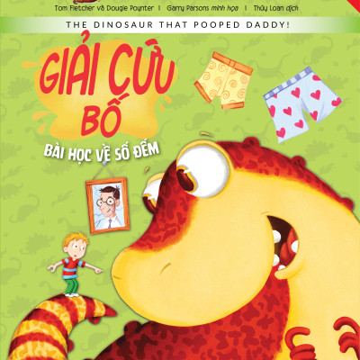 BỘ 2 CUỐN CHÚ KHỦNG LONG THAM ĂN (MÀU SẮC VÀ SỐ ĐẾM)