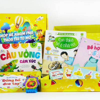 Sách - Hộp Hè Khám Phá, Thỏa Trí Tò Mò – Mở Ra Thấy Mùa Hè - Hộp quà cho trẻ 3 - 6 tuổi – Đinh Tị Books