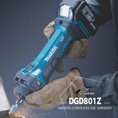 MÁY MÀI KHUÔN DÙNG PIN 18V 38MM MAKITA (KHÔNG KÈM PIN VÀ ĐẾ SẠC) DGD801Z (LOẠI MŨI NGẮN)- HÀNG CHÍNH HÃNG